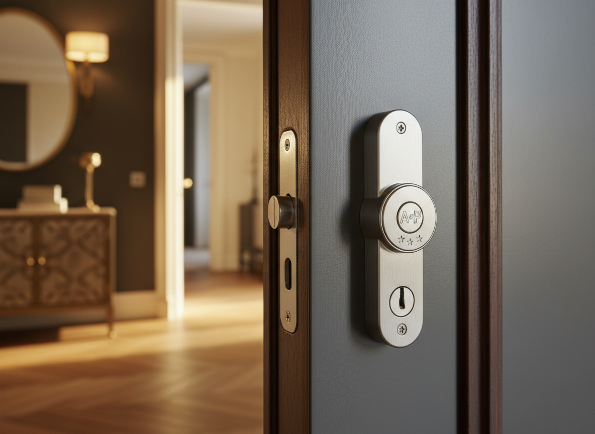 Porte blindée certifiée A2P installée par Maison Verrou